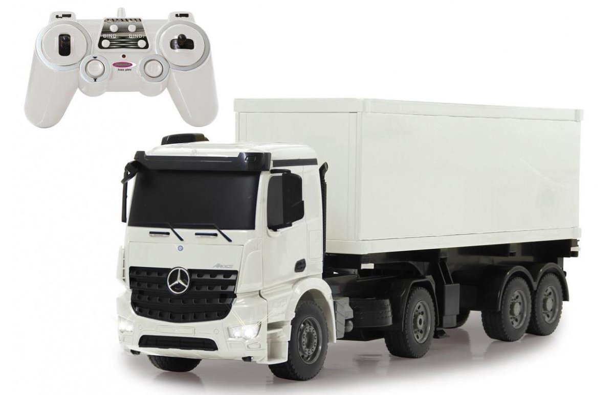 Jamara containertruck RC Mercedes Benz Arocs 2,4 Ghz 1:20 - Wit