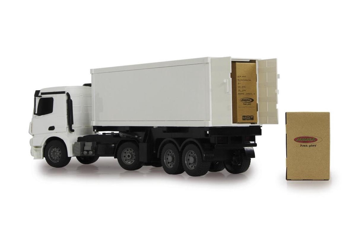 Jamara containertruck RC Mercedes Benz Arocs 2,4 Ghz 1:20 - Wit