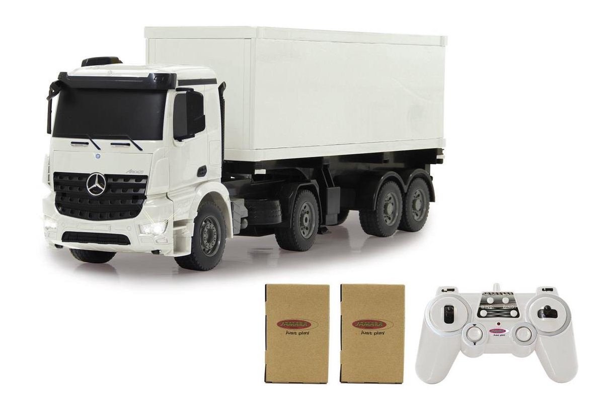 Jamara containertruck RC Mercedes Benz Arocs 2,4 Ghz 1:20 - Wit