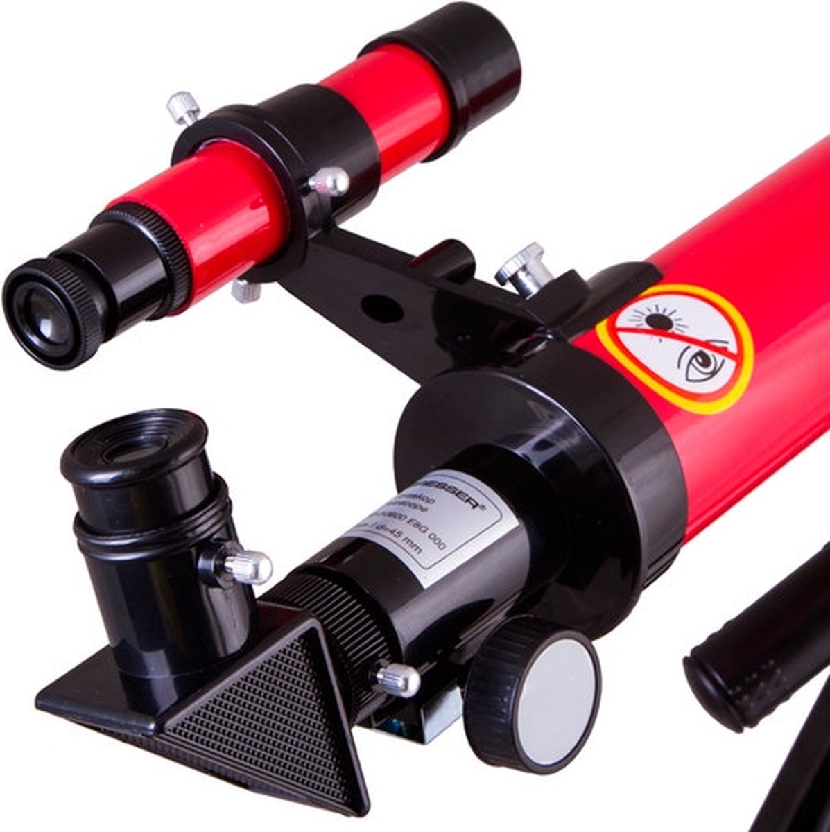 Bresser telescoop 45/600 junior 56 cm aluminium 10 delig - Rood