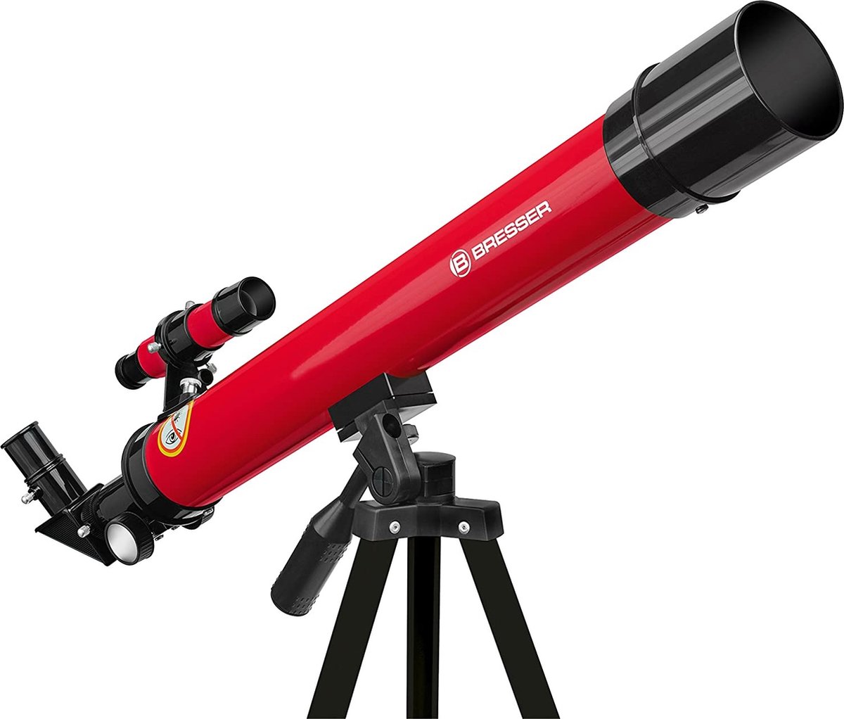 Bresser telescoop 45/600 junior 56 cm aluminium 10 delig - Rood