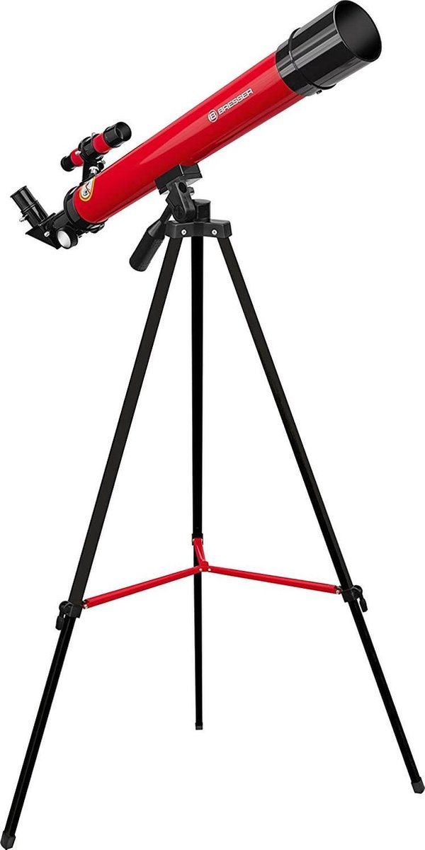 Bresser telescoop 45/600 junior 56 cm aluminium 10 delig - Rood