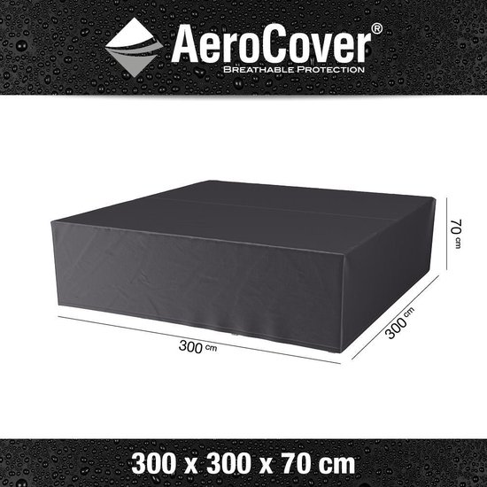 AeroCover Loungesethoes B 300 x D 300 70 cm - Grijs