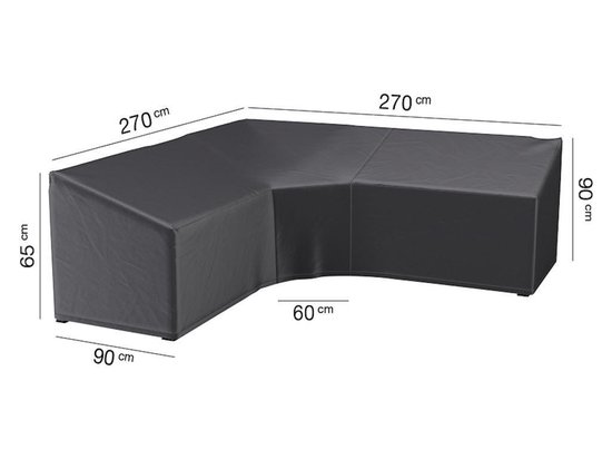 AeroCover Loungesethoes Trapeze 270 x 270 cm - Grijs