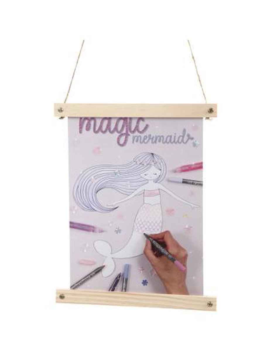 Creotime poster hangers hout unisex 25 x 2 cm