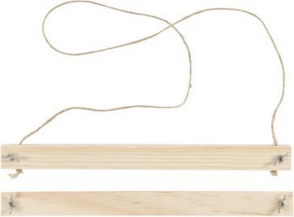 Creotime poster hangers hout unisex 25 x 2 cm