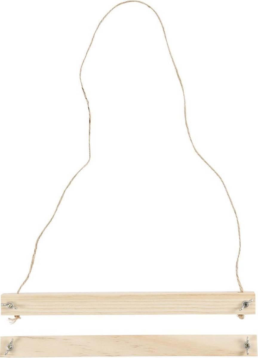 Creotime poster hangers hout unisex 25 x 2 cm