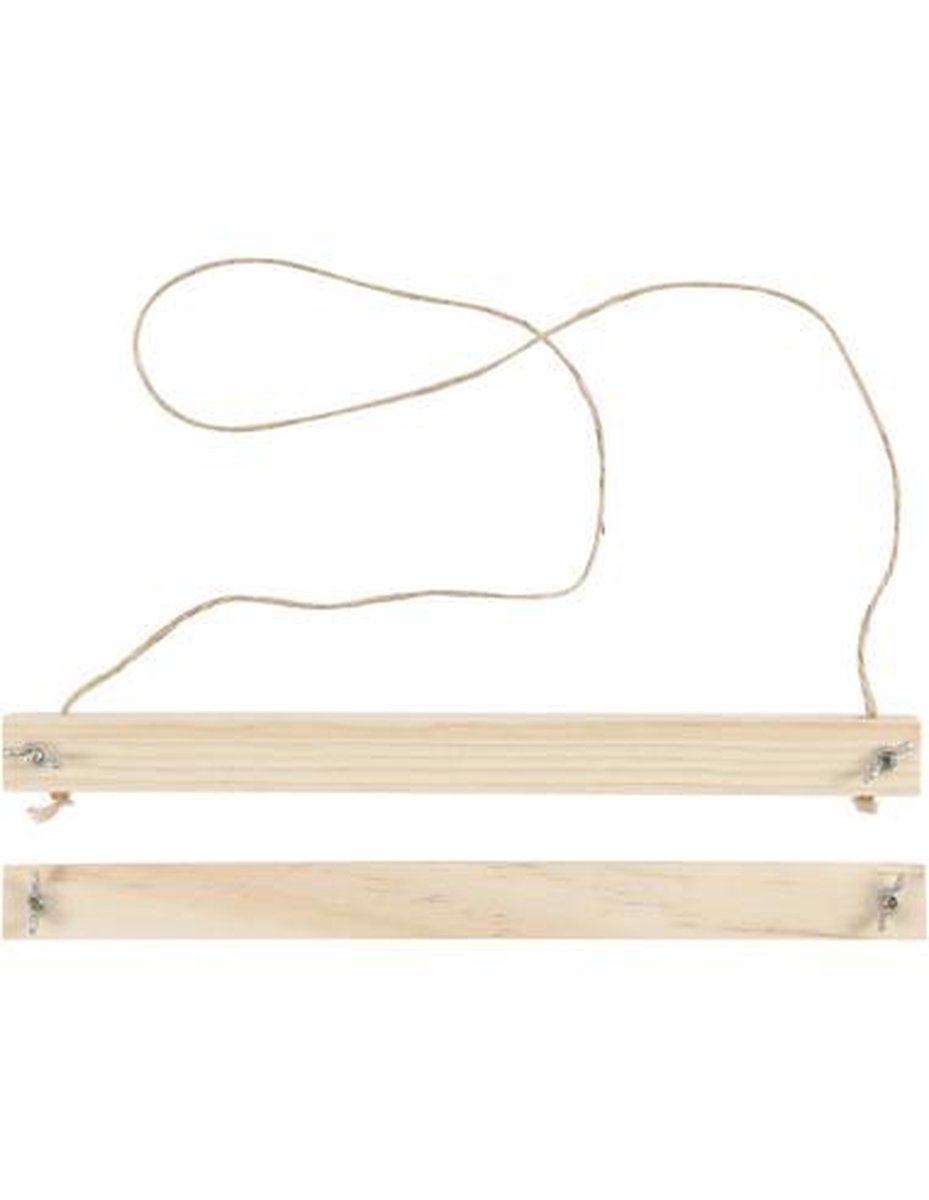 Creotime poster hangers hout unisex 25 x 2 cm