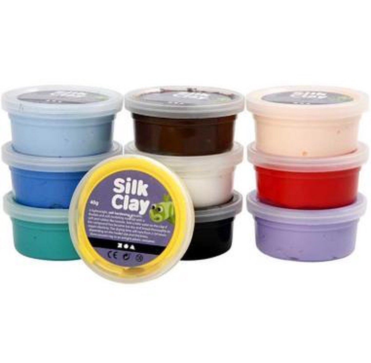 Silk Clay Basic I kleiset 10 x 40 gram 10 delig (79143)