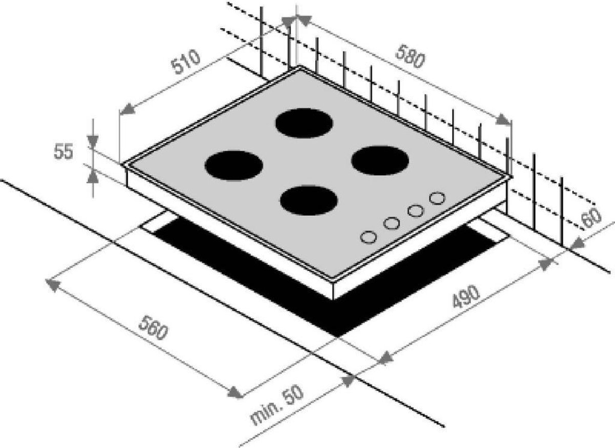 Beko HIC64400E - Zwart