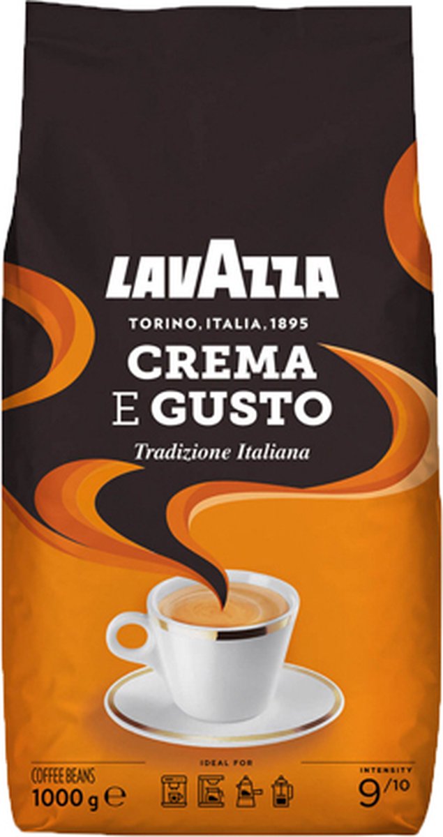 Lavazza - Crema e Gusto Tradizione Italiana Bonen - 1 kg