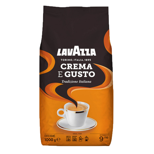 Lavazza - Crema e Gusto Tradizione Italiana Bonen - 6x 1 kg