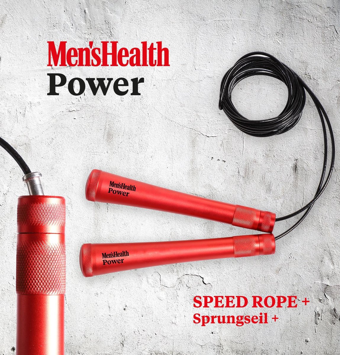 Men's Health Speed Rope + - Rood