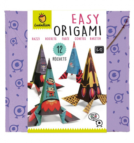 Ludattica origami Rocket junior 22,5 x 0,5 cm karton/vilt 13 stuks