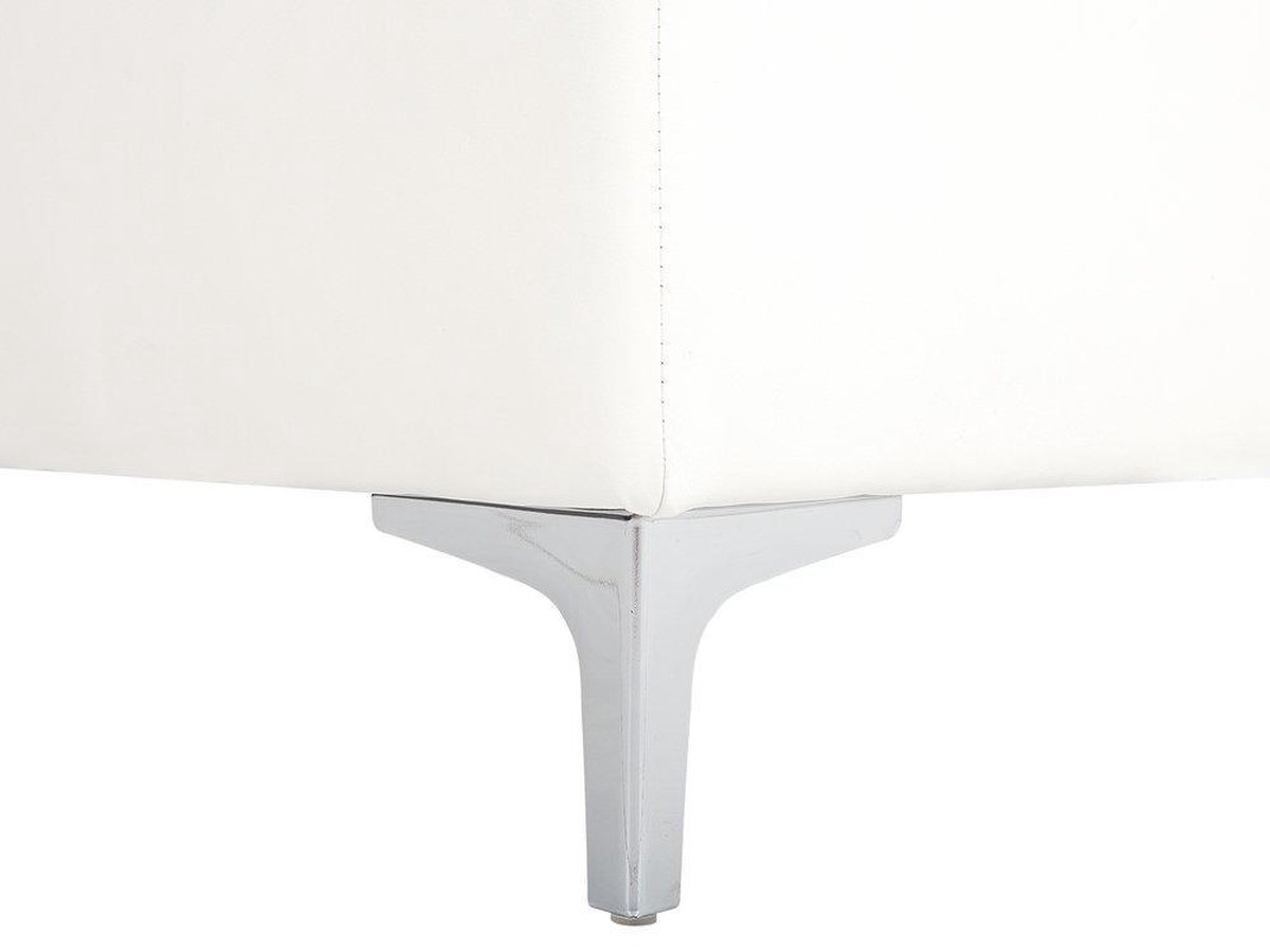 Beliani Aberdeen Slaapbank Kunstleer 267x168x83 - Wit