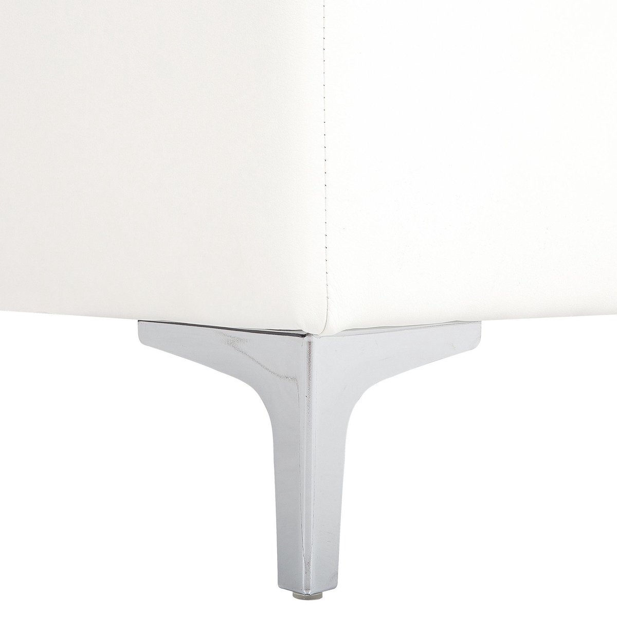 Beliani Aberdeen Slaapbank Kunstleer 267x168x83 - Wit