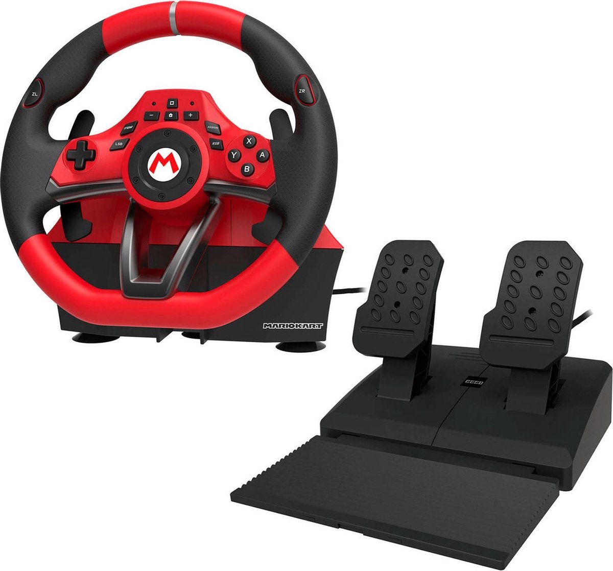 Hori Mario Kart Deluxe Racing Wheel Pro Nintendo Switch - Rood
