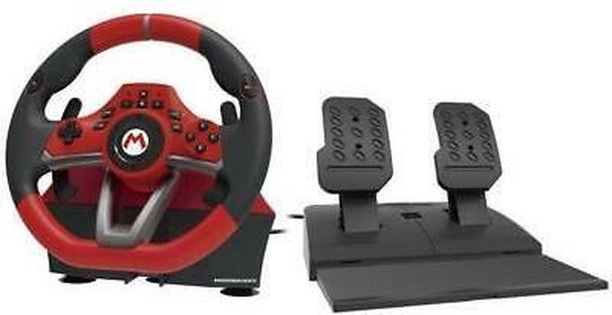 Hori Mario Kart Deluxe Racing Wheel Pro Nintendo Switch - Rood