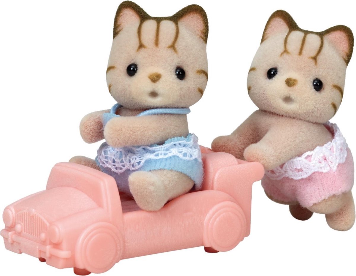 EPOCH Sylvanian Families Tweeling Gestreepte Kat