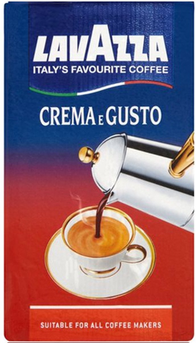 Lavazza - Crema e Gusto Classico Gemalen koffie - 20x 250g