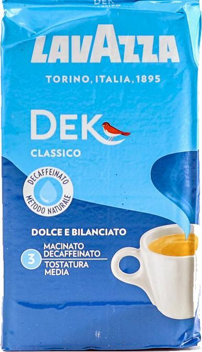 Lavazza - Caffè Decaffeinato Gemalen koffie - 20x 250g