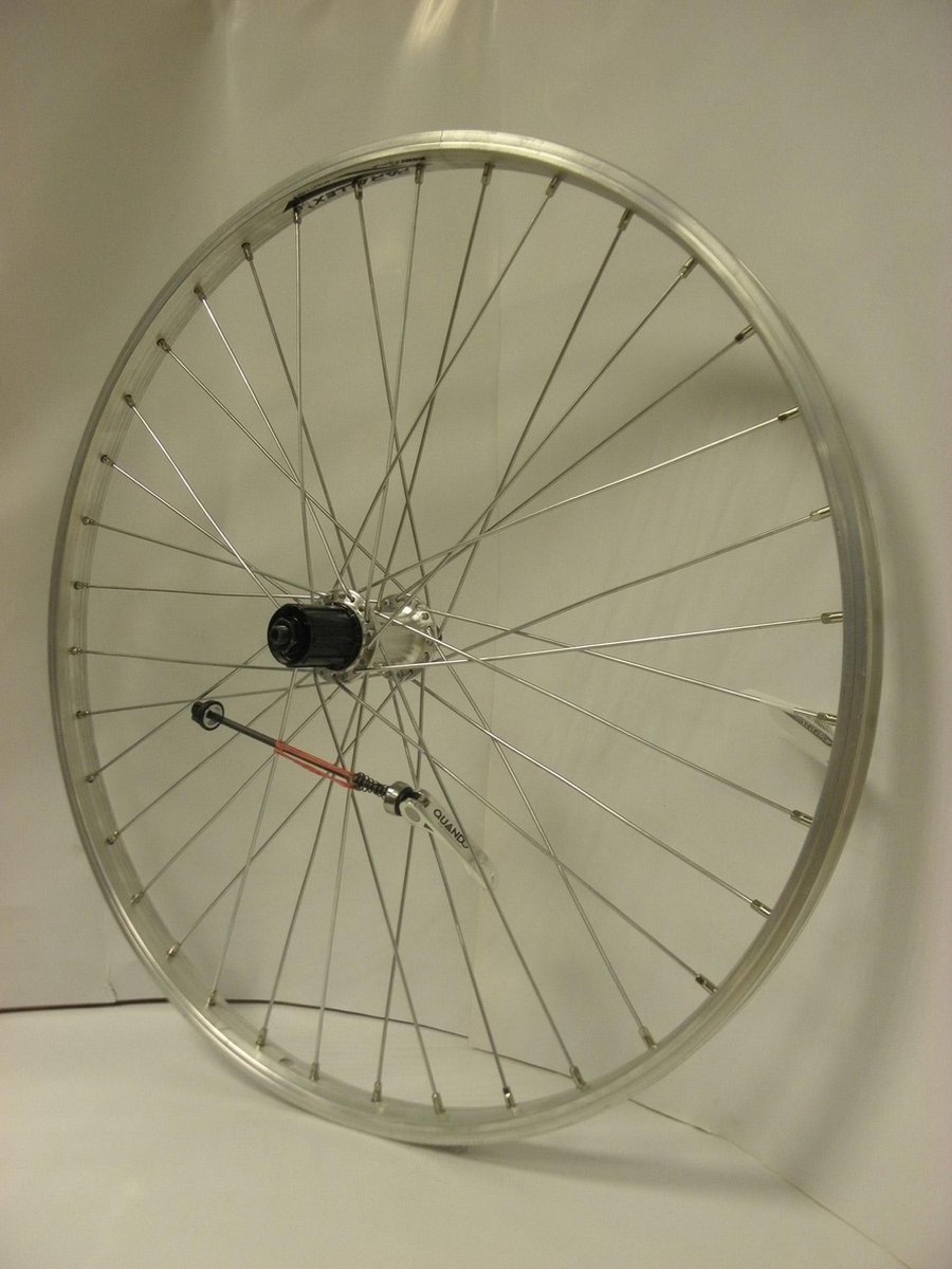 Paralex Achterwiel 26-1.75 Alu 8v Uitval Velgrem 36g Zilver - Silver