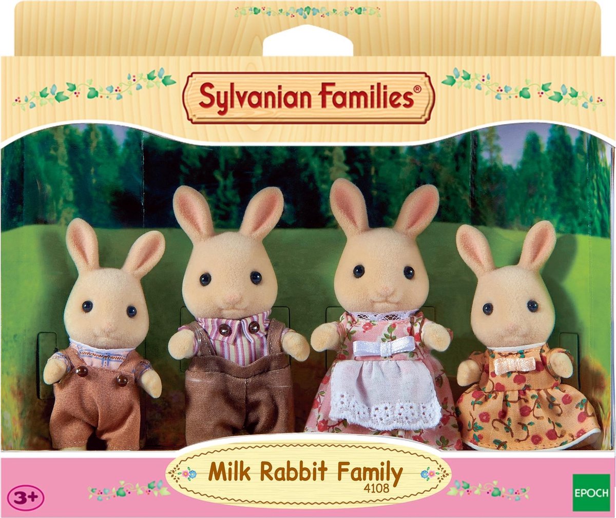 Sylvanian Families Familie Konijn 4108 - Blanco