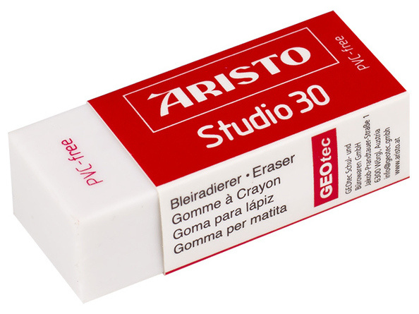 Aristo gum Studio 30 junior rubber - Wit