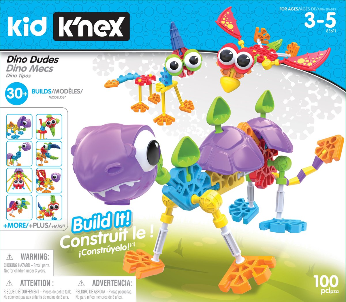 K'NEX K'NEX bouwset Grote Dino 40,6 x 35,6 cm 100 stukjes