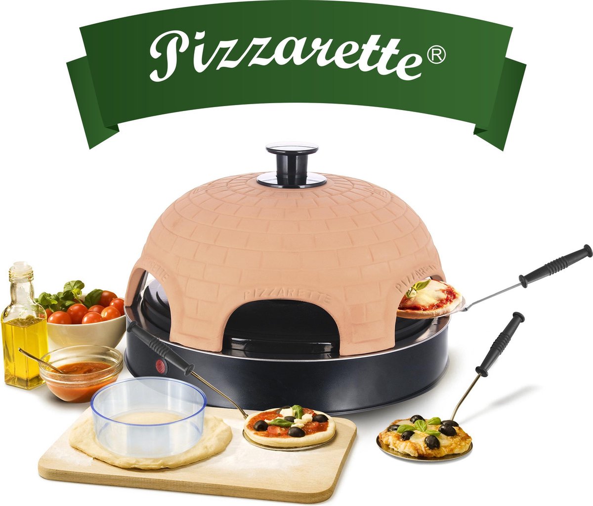 Emerio Pizzarette Cool Wall - 6 personen - Zwart