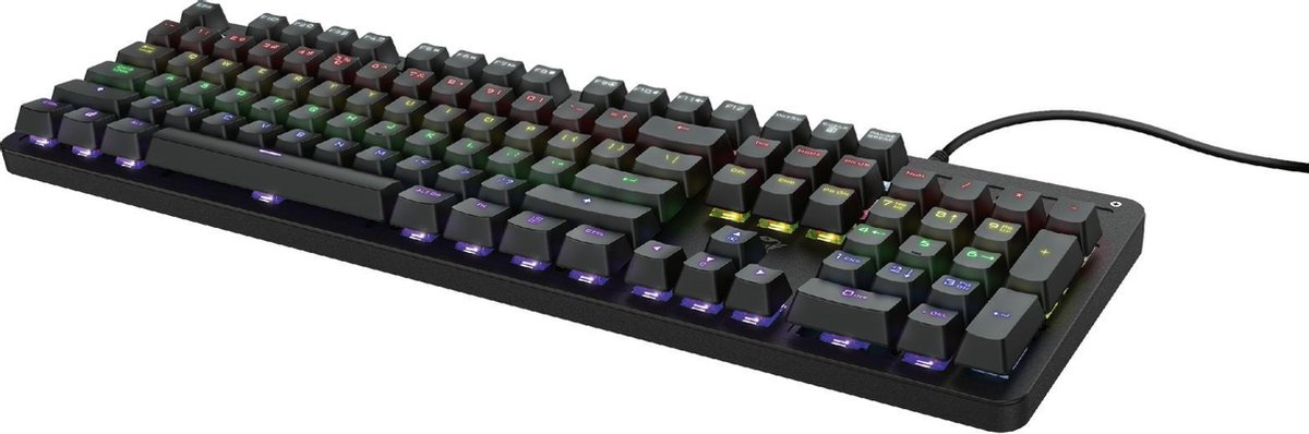 Trust GXT 863 Mazz Mechanisch Gaming Toetsenbord Qwerty - Zwart
