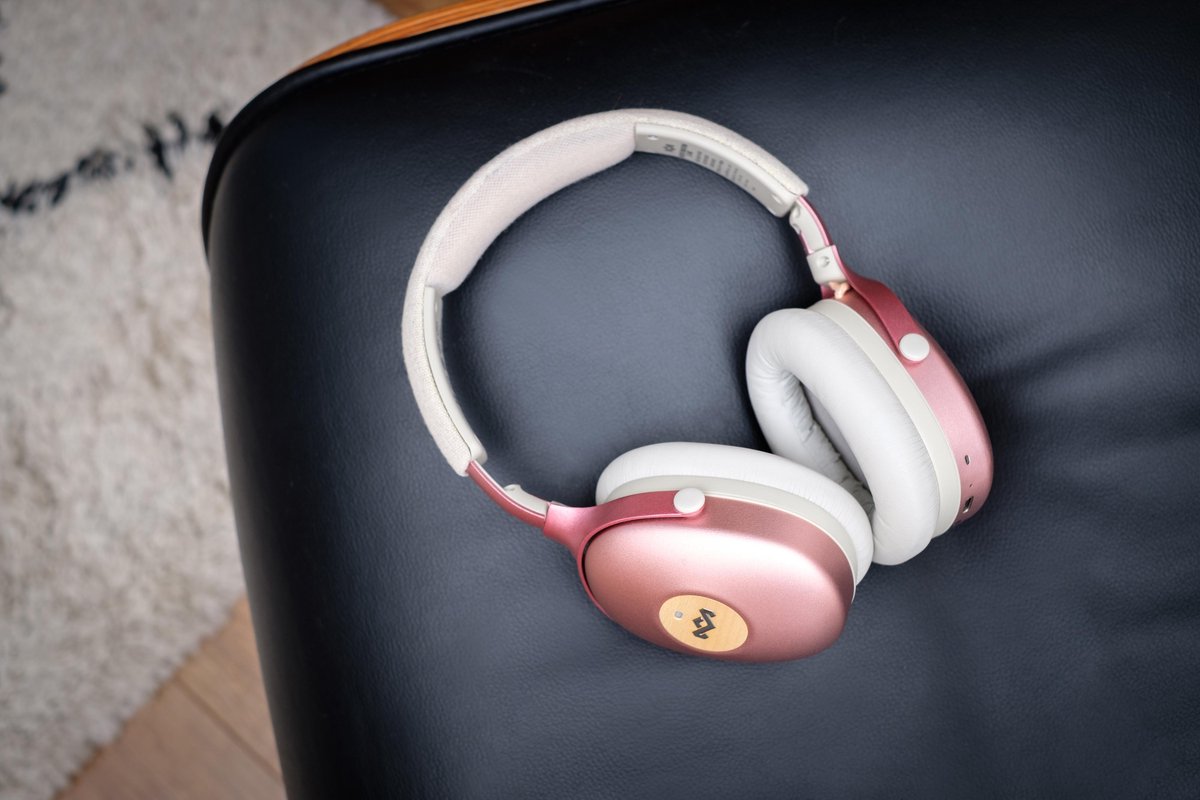 House Of Marley Positive Vibration XL ANC Rosé - Goud