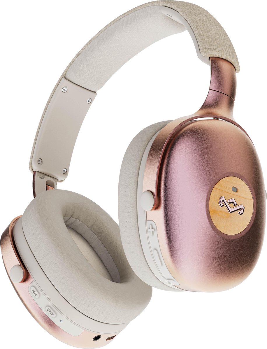 House Of Marley Positive Vibration XL ANC Rosé - Goud