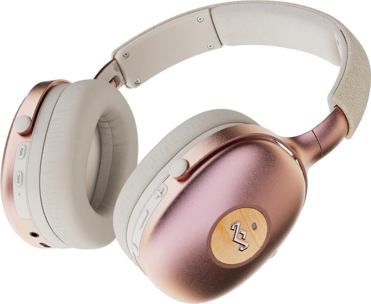 House Of Marley Positive Vibration XL ANC Rosé - Goud