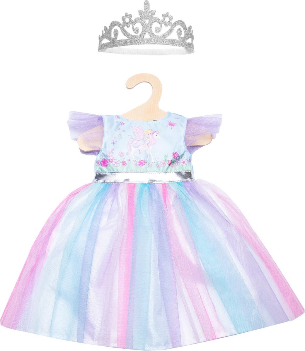 Heless babypoppenkleding prinsessenjurk 28 35 cm 2 delig