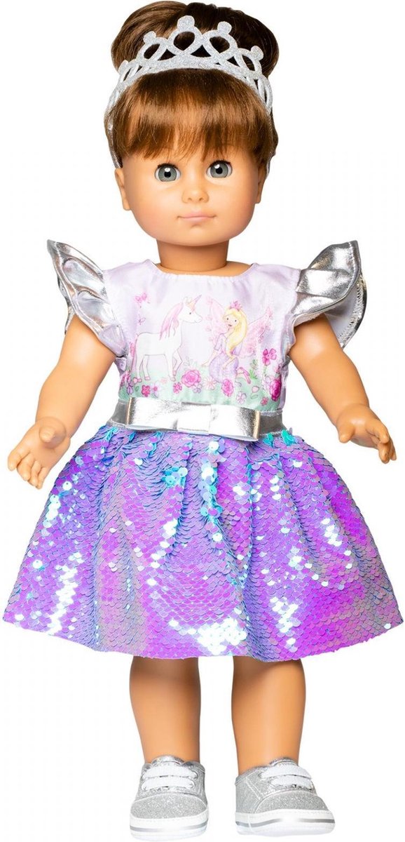 Heless babypoppenkleding jurk 35 45 cm 2 delig