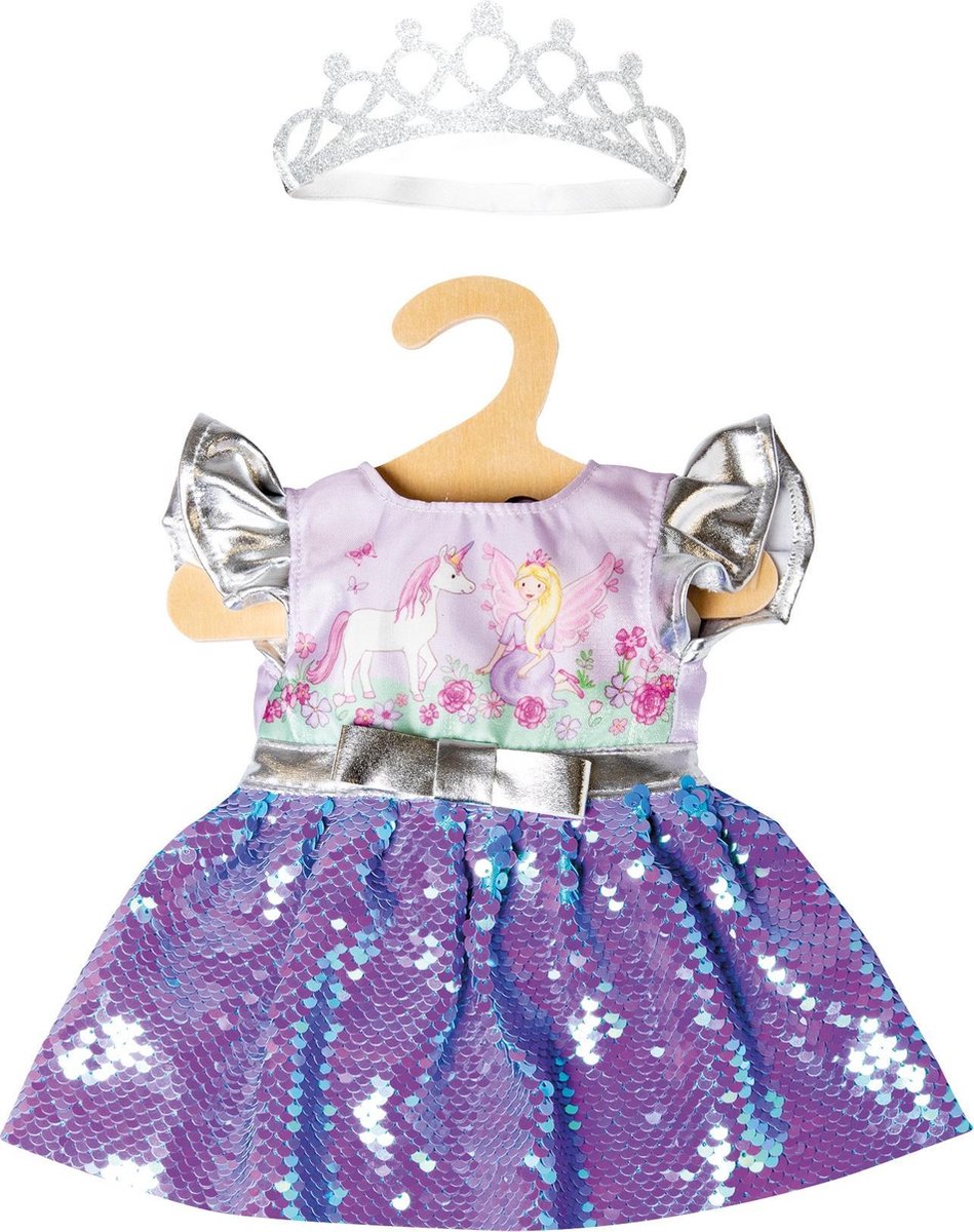 Heless babypoppenkleding jurk 35 45 cm 2 delig