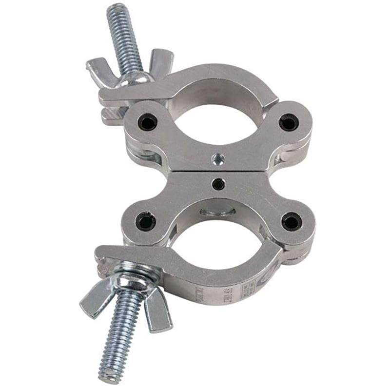 Showtec 50 mm Compact Swivel Coupler 300 kg zilver