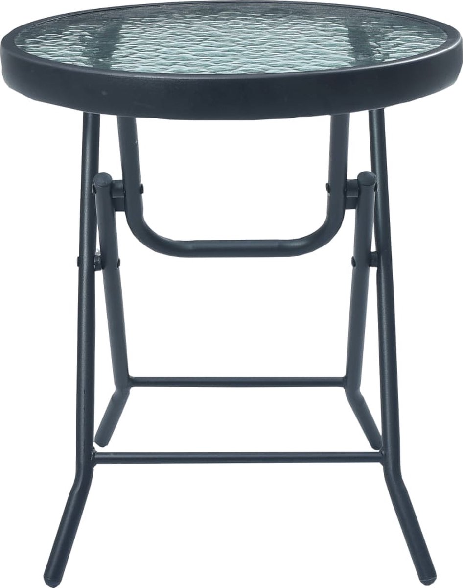 Vidaxl 3-delige Bistroset Staal Crème