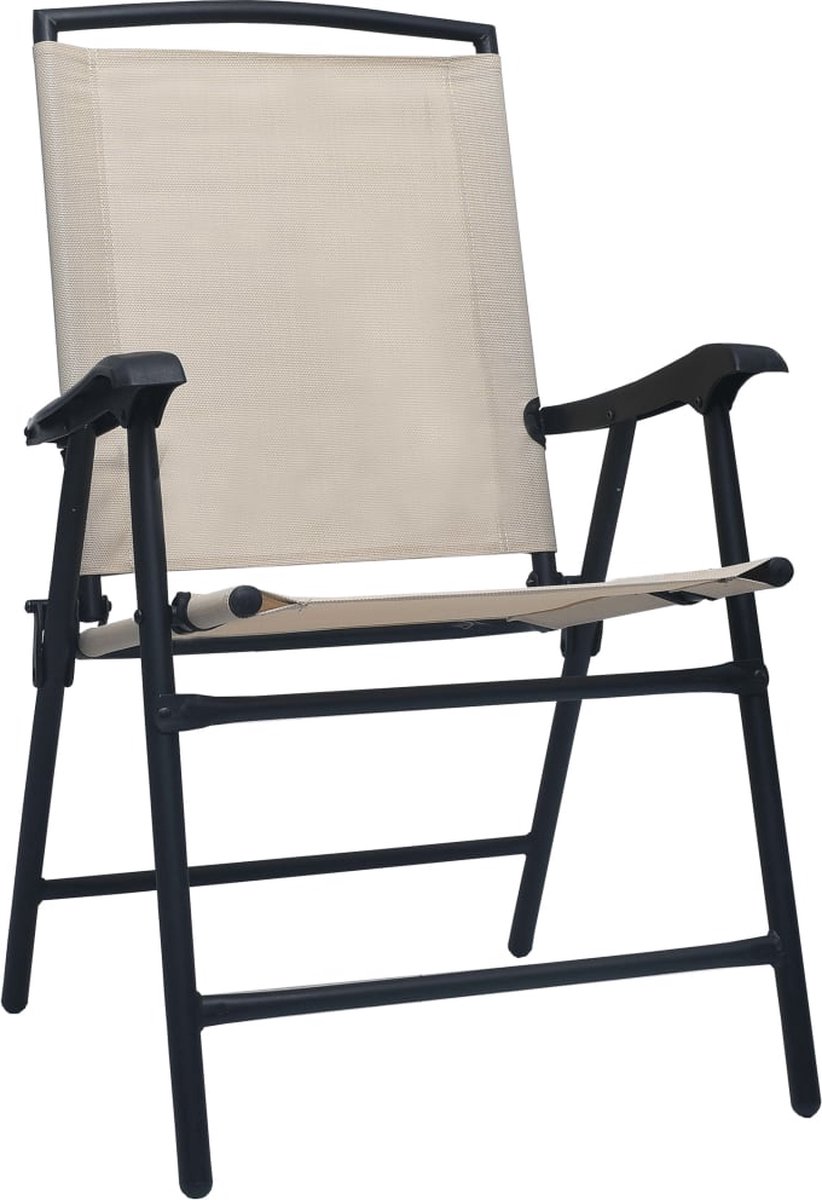 Vidaxl 3-delige Bistroset Staal Crème