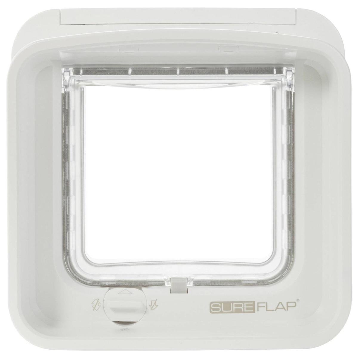 SureFlap Dierenluik Microchip Dualscan - Kattenluik - 20x20x7 cm - Wit