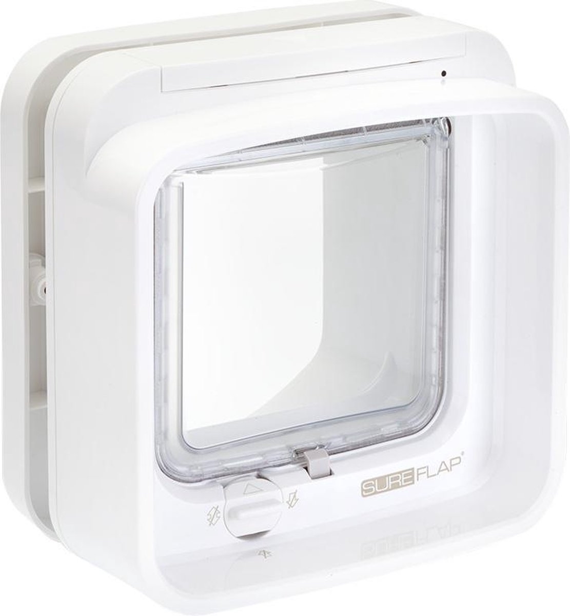 SureFlap Dierenluik Microchip Dualscan - Kattenluik - 20x20x7 cm - Wit