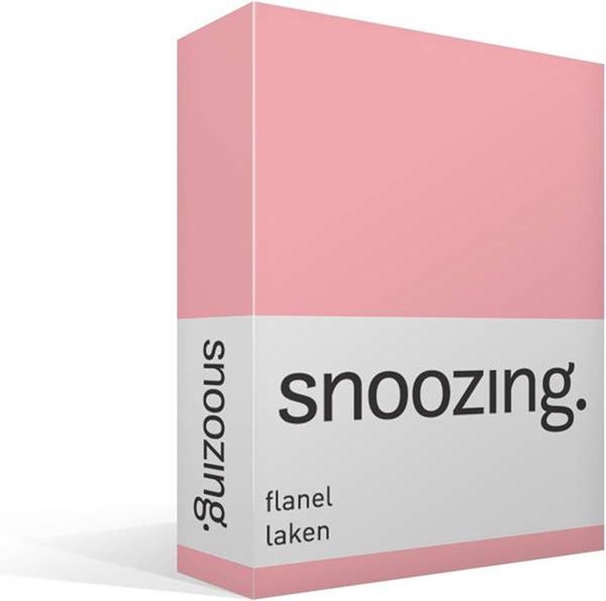 Snoozing - Flanel - Laken - Lits-jumeaux - 240x260 - - Roze