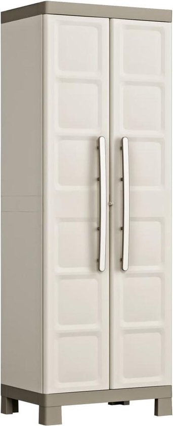 Keter Opbergkast Met Schappen Excellence 182 Cm Zwart En - Beige