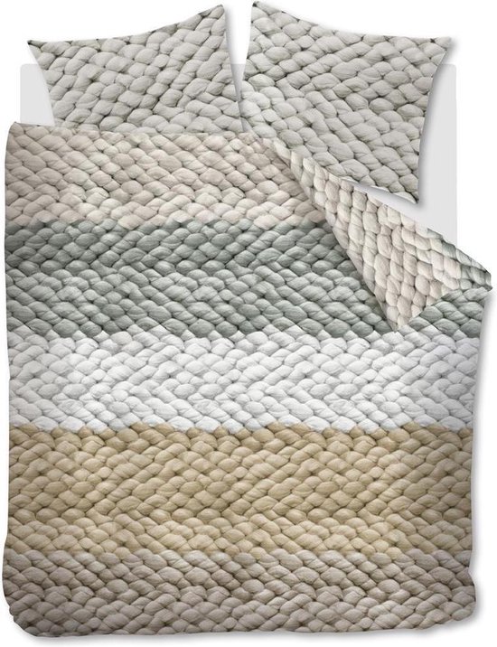 Ariadne at Home Chunky Dekbedovertrek 200 x 220 cm - Groen