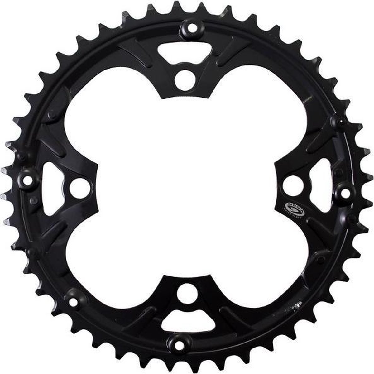 Shimano kettingblad Deore FC M480 44T 9S 104 mm - Zwart