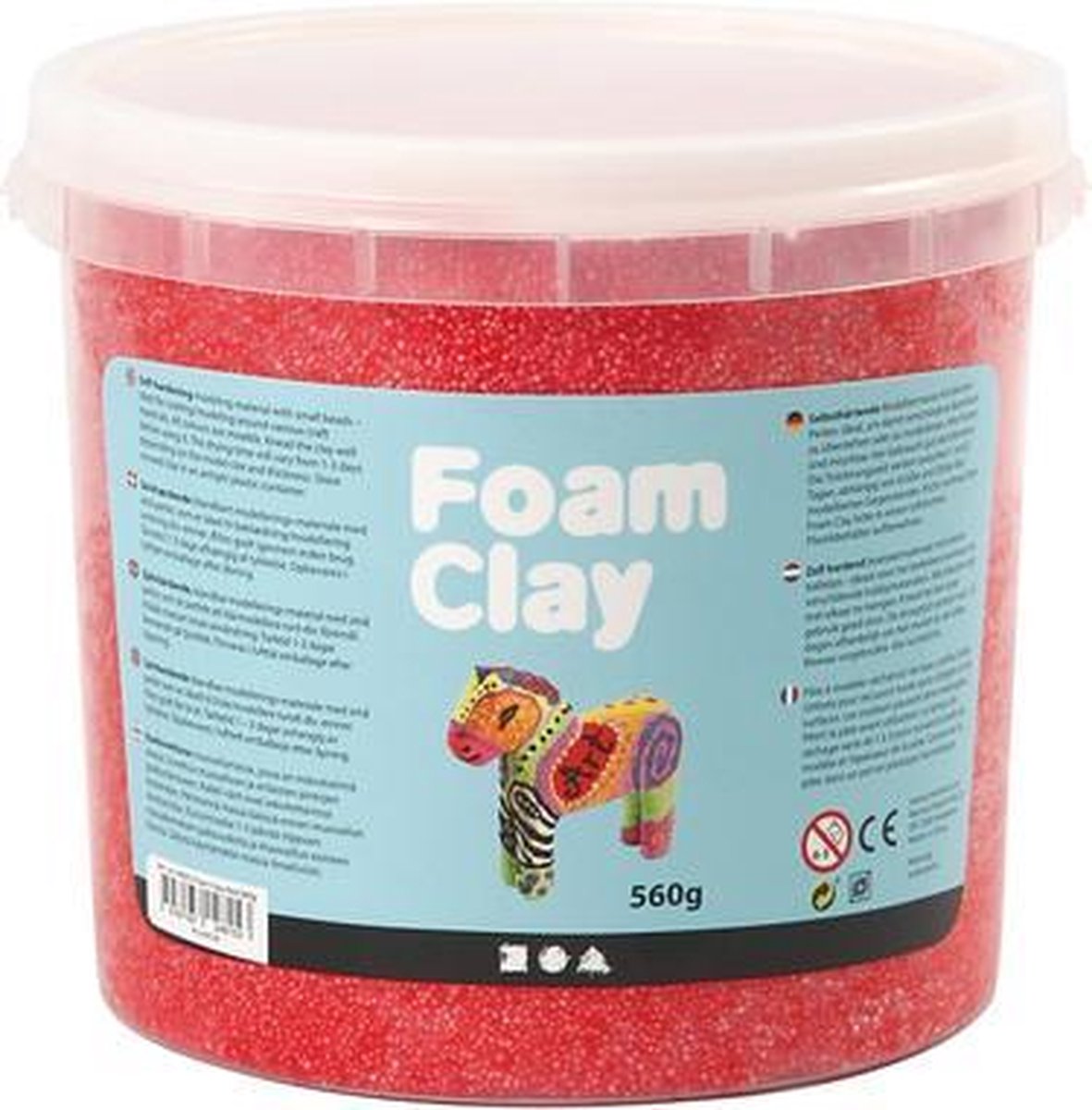 Foam Clay 560 gram - Rood