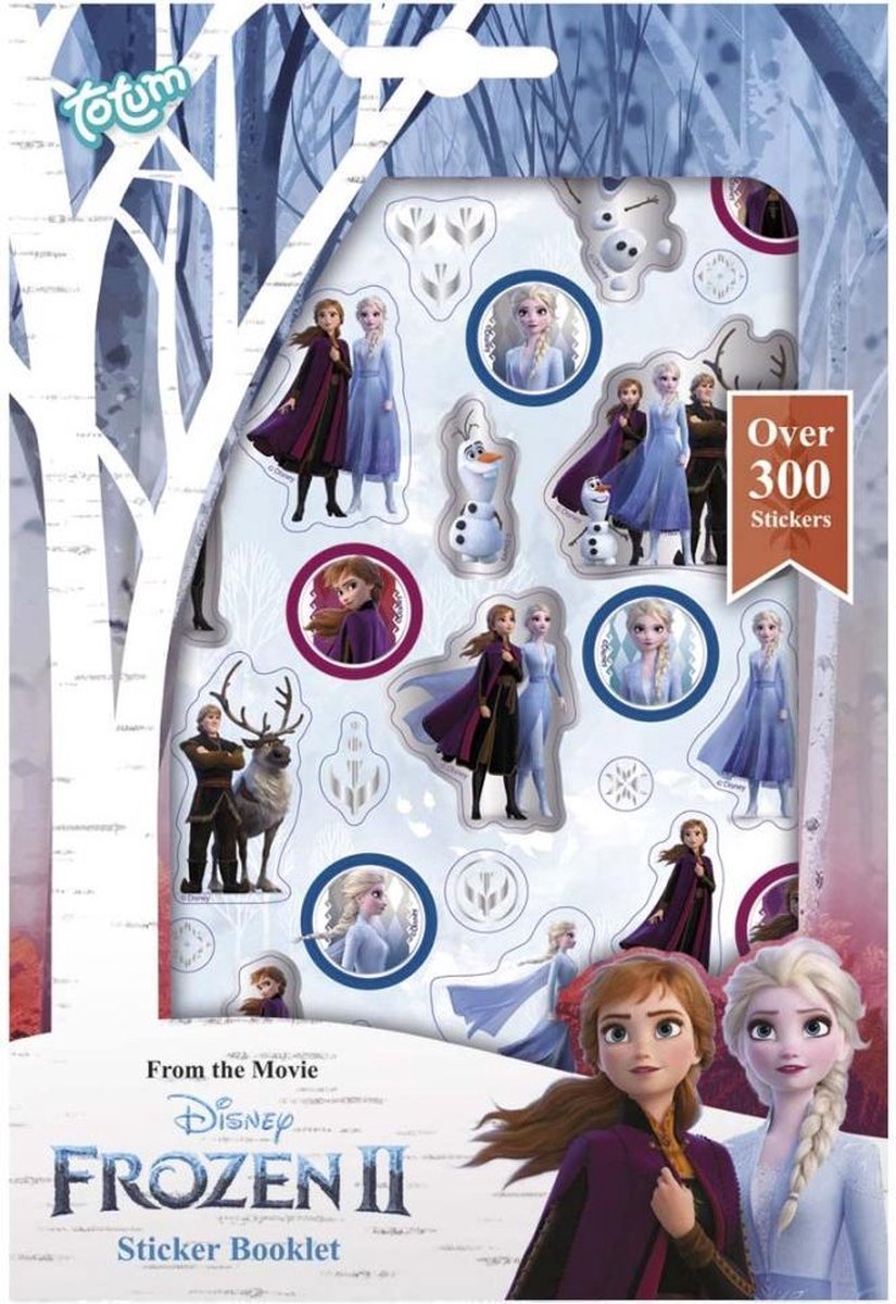 Totum stickerset Frozen 2 Anna & Elsa 300 delig