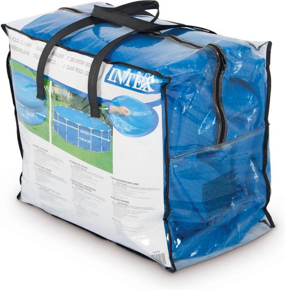 Intex afdekzeil zwembad isolerend 457 cm vinyl - Blauw