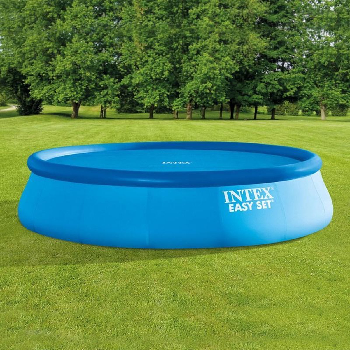 Intex afdekzeil zwembad isolerend 457 cm vinyl - Blauw